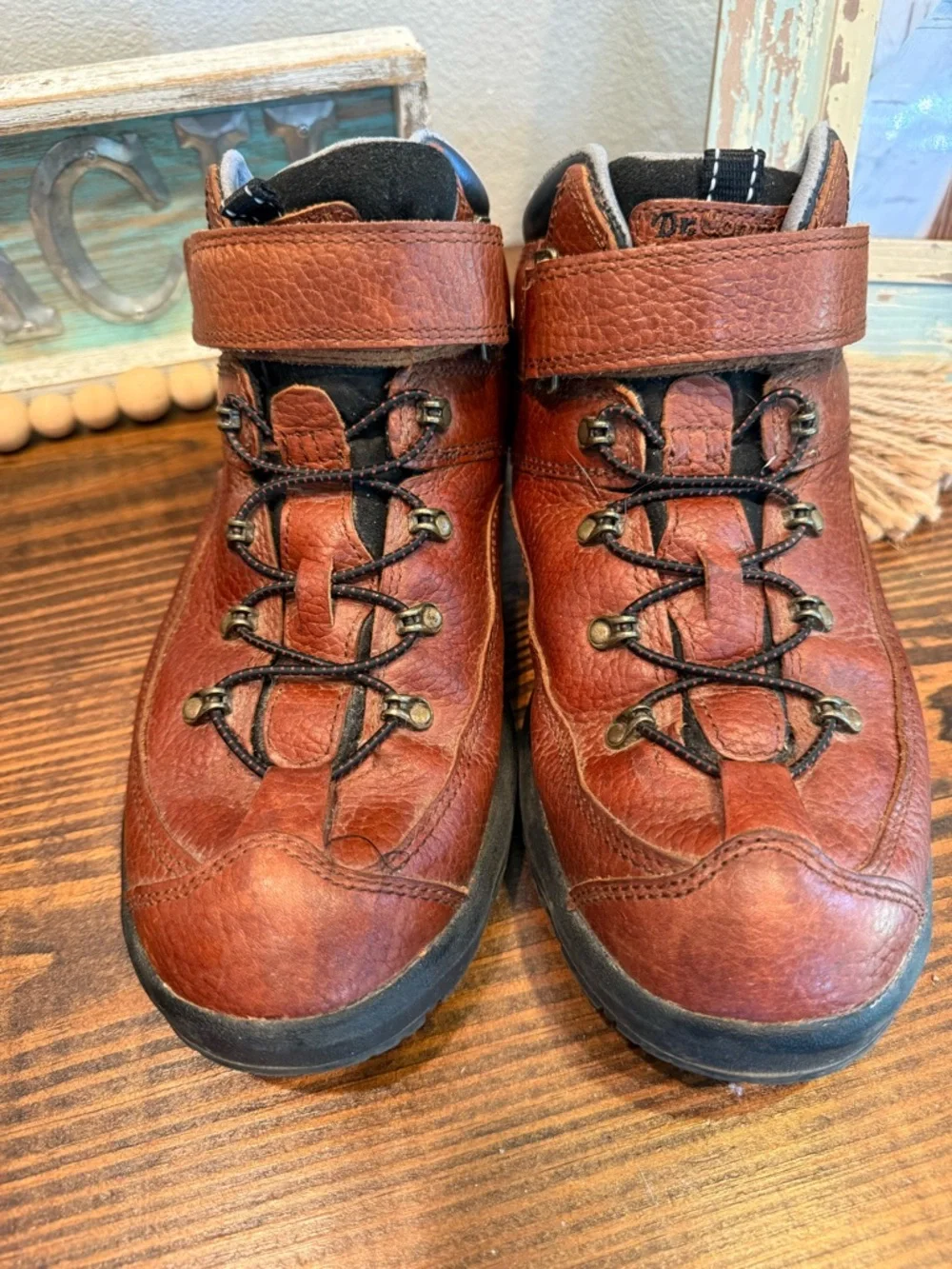 Dr. COMFORT Ranger 9420 Brown Leather Diabetic Hiking Boots Men's Size 8